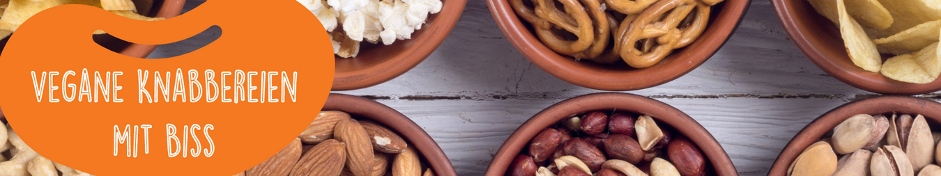 Vegane salzige Snacks