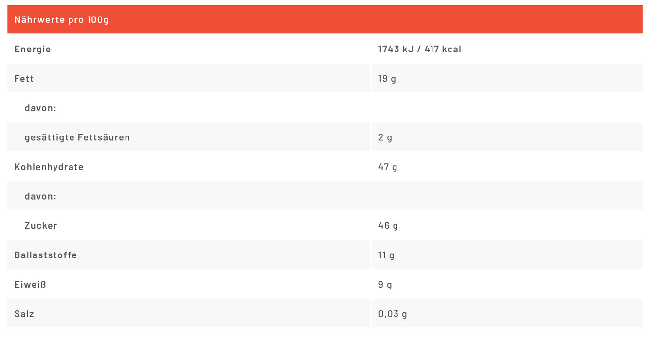 Fruchtriegel Apple Cinnamon, Bio, 50g