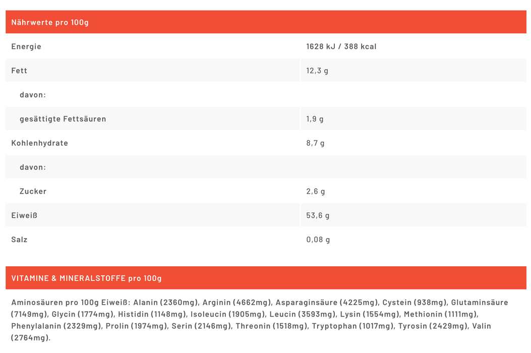 Vegan Protein Drink Raw, BIO, 550g