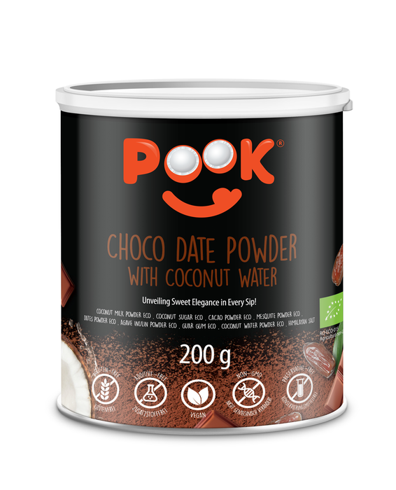 BIO - CHOCO DATE POWDER WITH COCONUT WATER