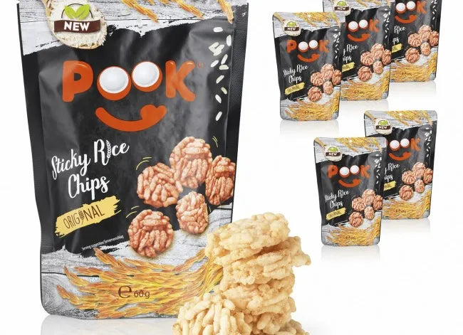POOK Sticky Rice Chips - Original - 60g