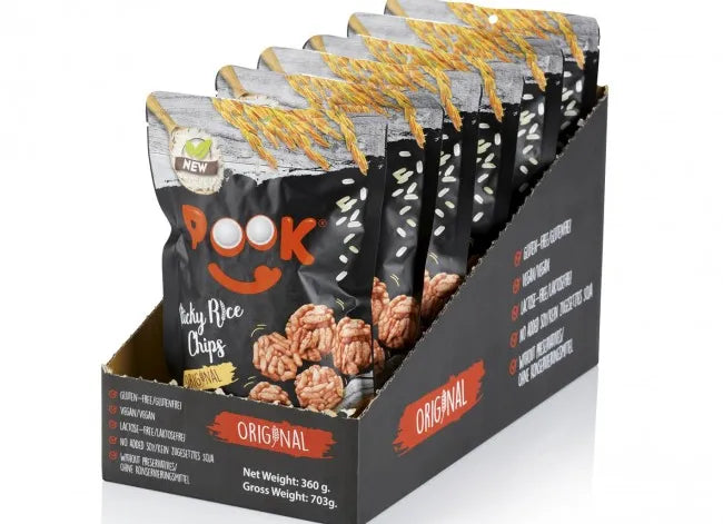 POOK Sticky Rice Chips - Original - 60g