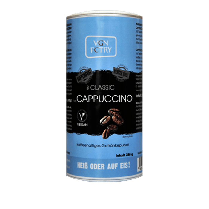 Instant Cappuccino Classic Less Sweet Caffeine Free, 280g
