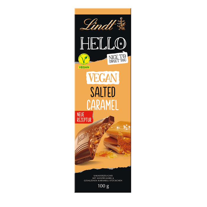 HELLO Vegan Salted Caramel, 100g