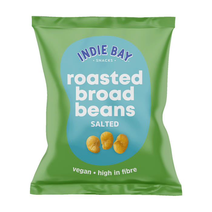 Indie Bay Roasted Broad Beans Salted, 100g