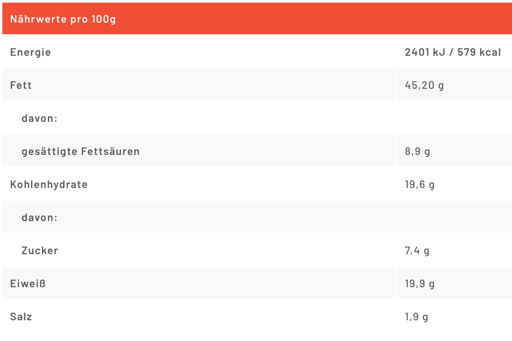 Korosho Riesen Cashews BBQ Chili, 125g