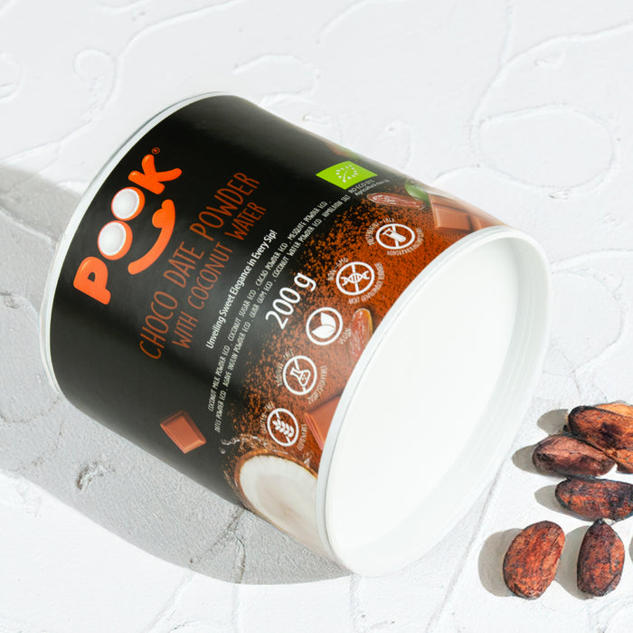 BIO - CHOCO DATE POWDER WITH COCONUT WATER