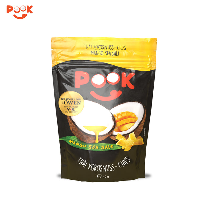 POOK Kokonuss-Chips - Mango Sea Salt 40g